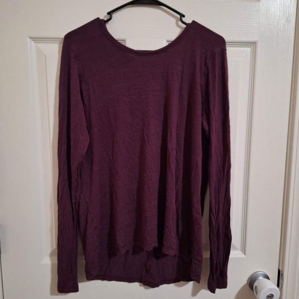 All in motion long sleeve open back